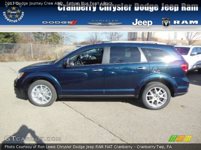 2013 Dodge Journey Crew AWD in Fathom Blue Pearl