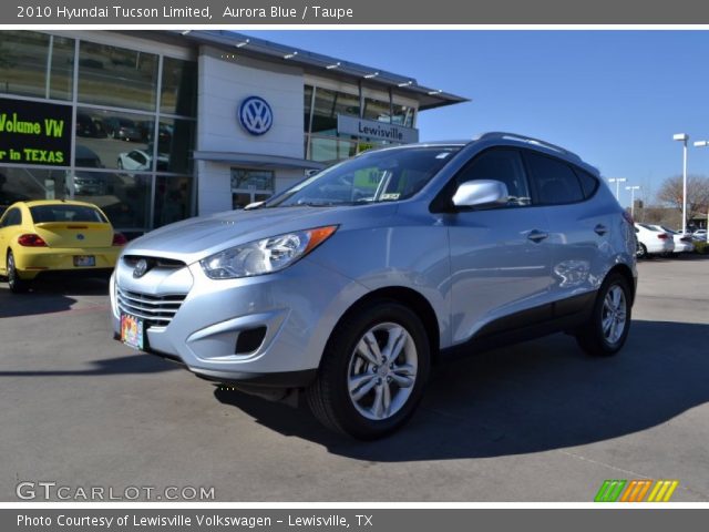 2010 Hyundai Tucson Limited in Aurora Blue