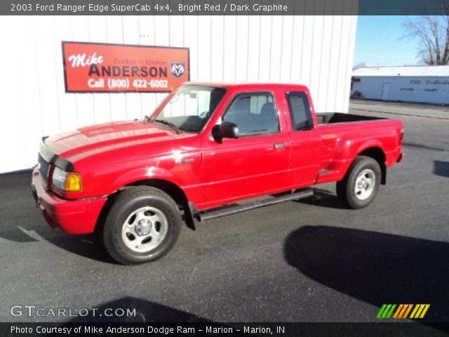 2003 Ford Ranger Edge SuperCab 4x4 in Bright Red