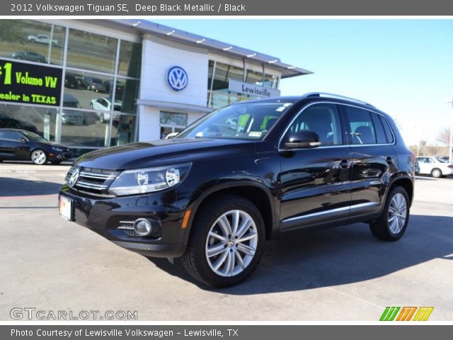 2012 Volkswagen Tiguan SE in Deep Black Metallic