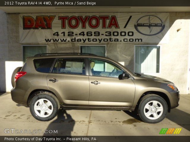 2012 Toyota RAV4 I4 4WD in Pyrite Mica