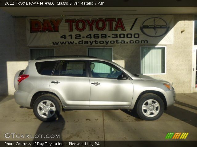 2012 Toyota RAV4 I4 4WD in Classic Silver Metallic