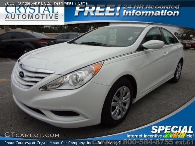 2011 Hyundai Sonata GLS in Pearl White