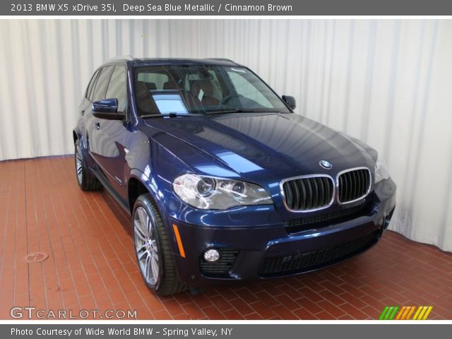 2013 BMW X5 xDrive 35i in Deep Sea Blue Metallic
