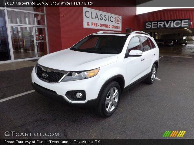 2013 Kia Sorento EX V6 in Snow White Pearl