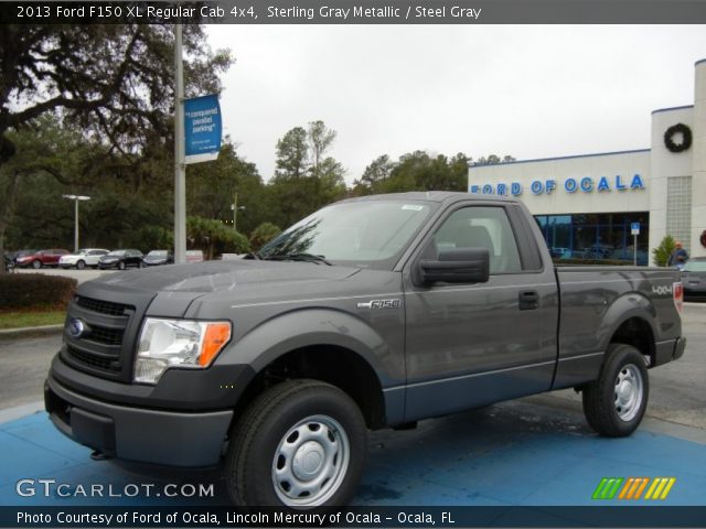 2013 Ford F150 XL Regular Cab 4x4 in Sterling Gray Metallic