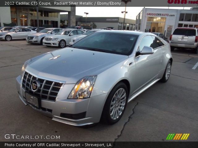 2012 Cadillac CTS Coupe in Radiant Silver Metallic