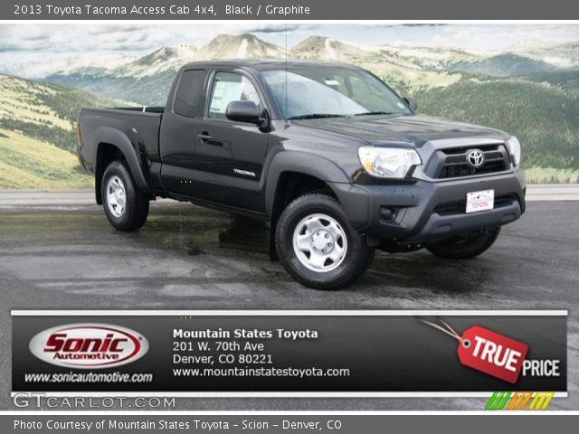 2013 Toyota Tacoma Access Cab 4x4 in Black