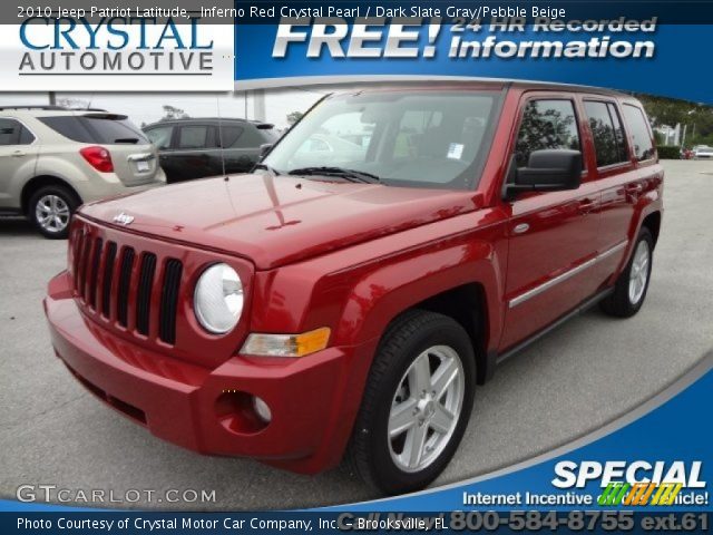 2010 Jeep Patriot Latitude in Inferno Red Crystal Pearl