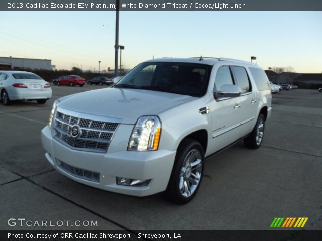 2013 Cadillac Escalade ESV Platinum in White Diamond Tricoat