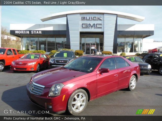 2004 Cadillac CTS Sedan in Red Line