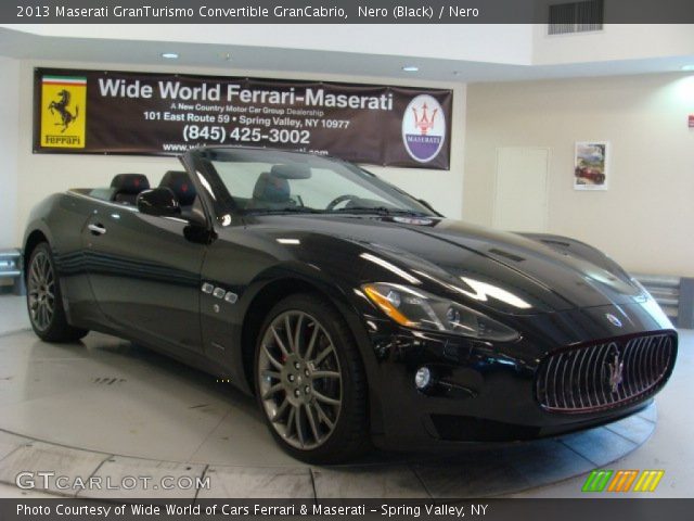 2013 Maserati GranTurismo Convertible GranCabrio in Nero (Black)