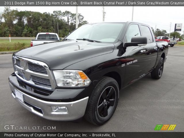 2011 Dodge Ram 1500 Big Horn Crew Cab in Brilliant Black Crystal Pearl