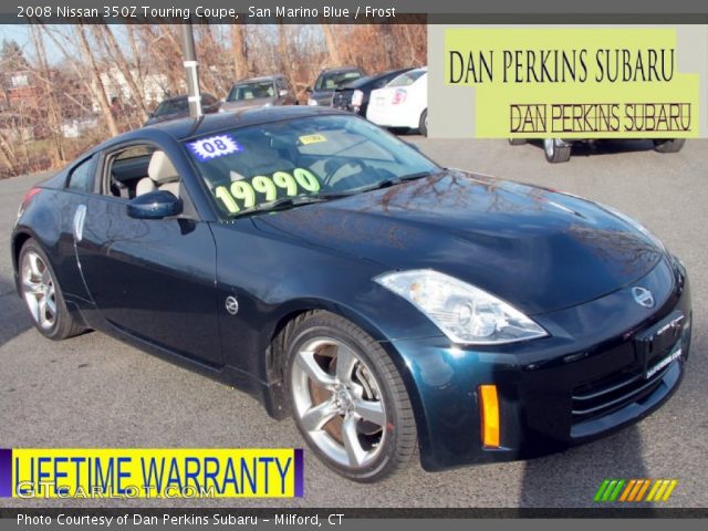 2008 Nissan 350Z Touring Coupe in San Marino Blue