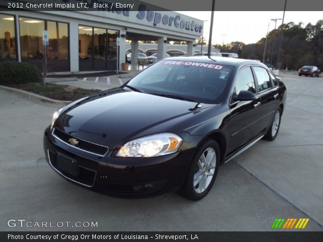 2012 Chevrolet Impala LTZ in Black