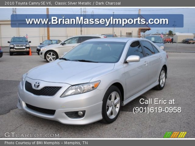 2010 Toyota Camry SE V6 in Classic Silver Metallic