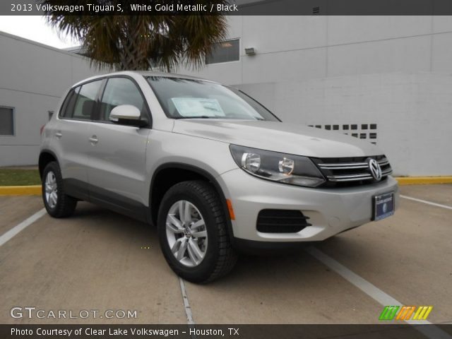 2013 Volkswagen Tiguan S in White Gold Metallic
