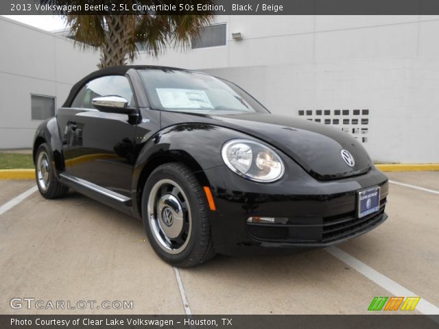 2013 Volkswagen Beetle 2.5L Convertible 50s Edition in Black