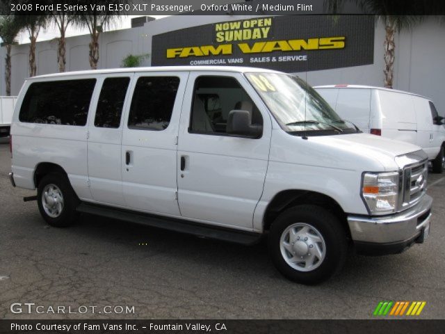 2008 Ford E Series Van E150 XLT Passenger in Oxford White