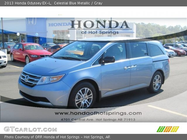 2013 Honda Odyssey EX-L in Celestial Blue Metallic