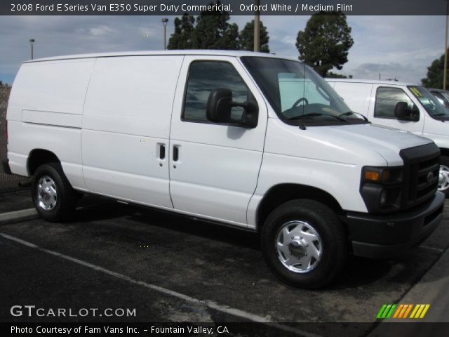 2008 Ford E Series Van E350 Super Duty Commericial in Oxford White