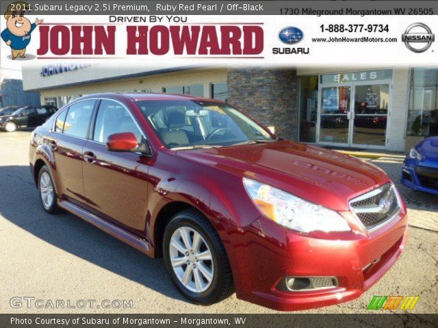 2011 Subaru Legacy 2.5i Premium in Ruby Red Pearl