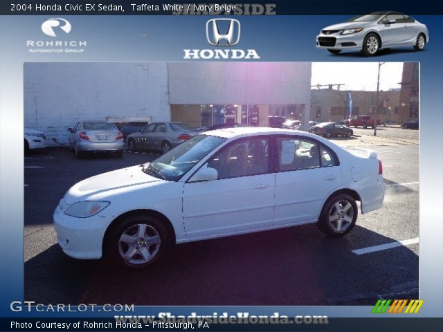 2004 Honda Civic EX Sedan in Taffeta White