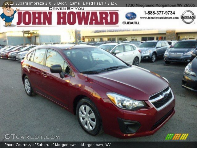 2013 Subaru Impreza 2.0i 5 Door in Camellia Red Pearl