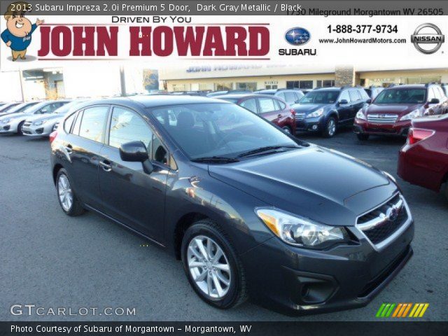 2013 Subaru Impreza 2.0i Premium 5 Door in Dark Gray Metallic