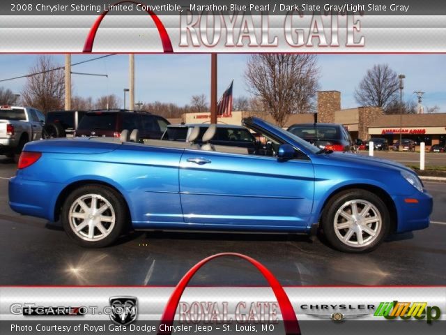 2008 Chrysler Sebring Limited Convertible in Marathon Blue Pearl