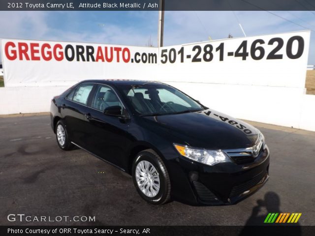 2012 Toyota Camry LE in Attitude Black Metallic