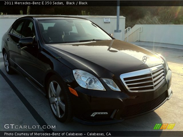 2011 Mercedes-Benz E 350 Sedan in Black