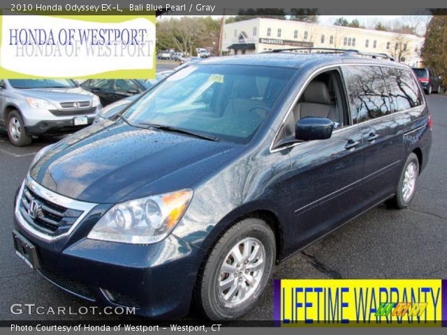 2010 Honda Odyssey EX-L in Bali Blue Pearl