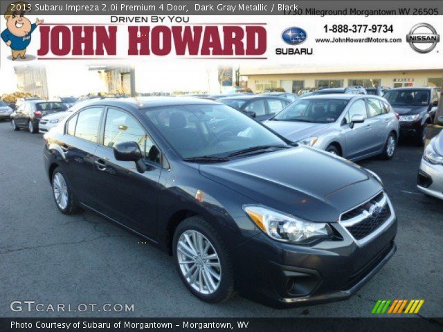 2013 Subaru Impreza 2.0i Premium 4 Door in Dark Gray Metallic