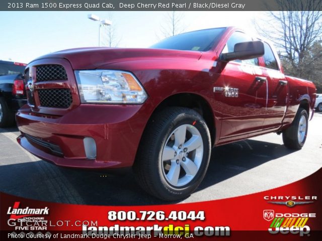 2013 Ram 1500 Express Quad Cab in Deep Cherry Red Pearl