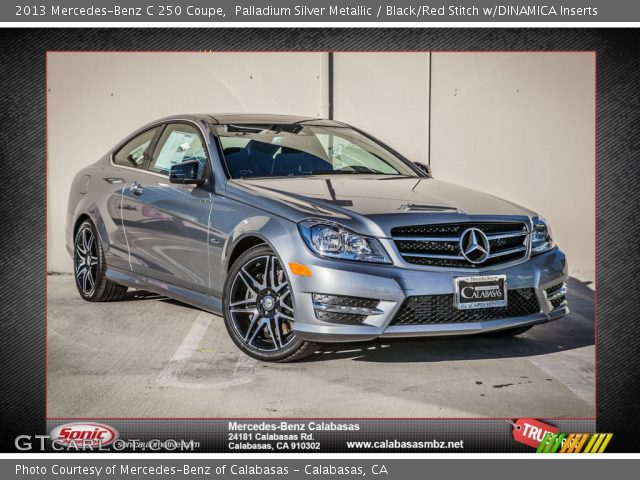 2013 Mercedes-Benz C 250 Coupe in Palladium Silver Metallic