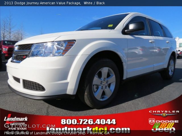 2013 Dodge Journey American Value Package in White