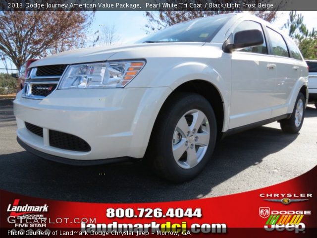 2013 Dodge Journey American Value Package in Pearl White Tri Coat