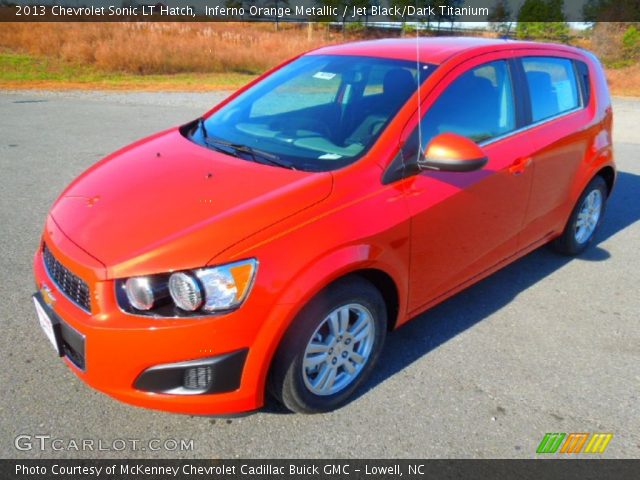 2013 Chevrolet Sonic LT Hatch in Inferno Orange Metallic