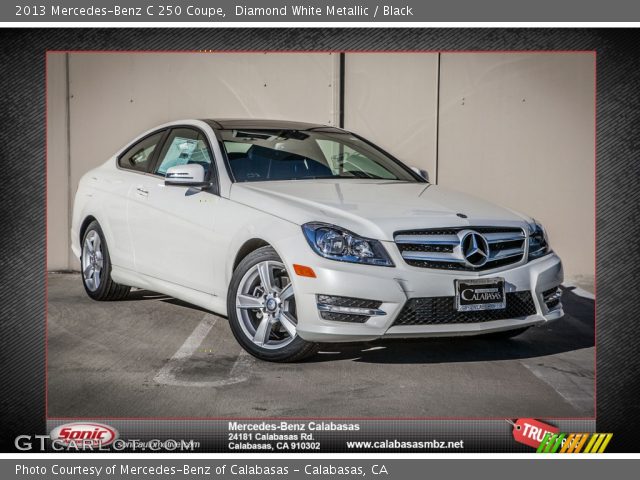 2013 Mercedes-Benz C 250 Coupe in Diamond White Metallic