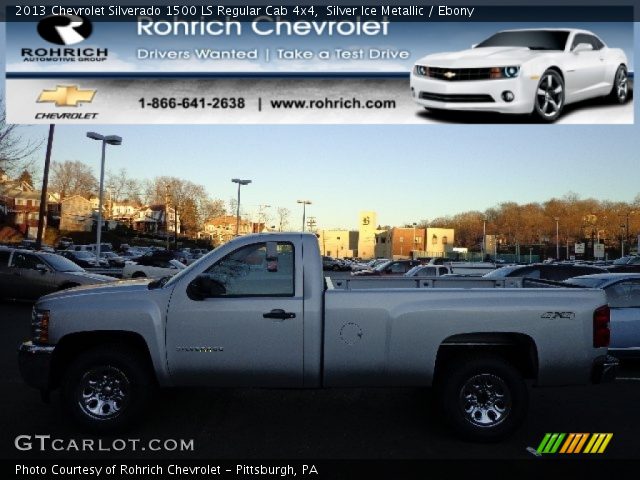 2013 Chevrolet Silverado 1500 LS Regular Cab 4x4 in Silver Ice Metallic