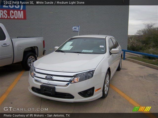 2012 Ford Fusion SE in White Suede