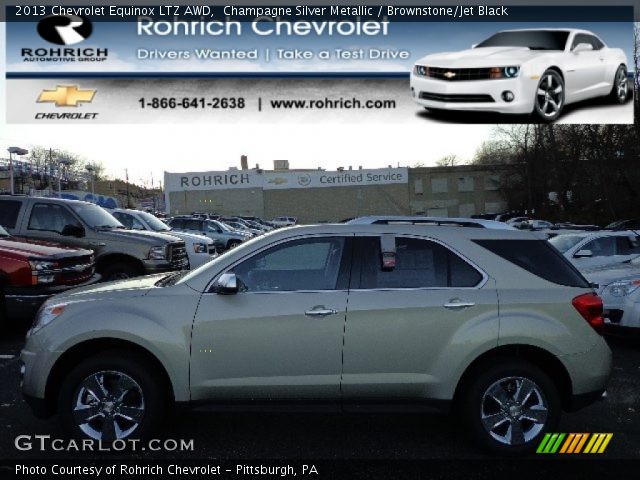 2013 Chevrolet Equinox LTZ AWD in Champagne Silver Metallic
