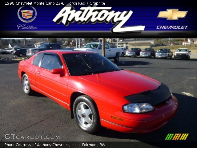 1998 Chevrolet Monte Carlo Z34 in Torch Red