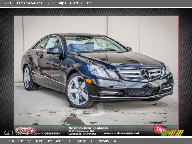 2013 Mercedes-Benz E 350 Coupe in Black
