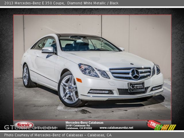 2013 Mercedes-Benz E 350 Coupe in Diamond White Metallic