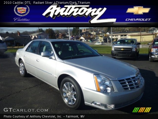 2010 Cadillac DTS  in Radiant Silver