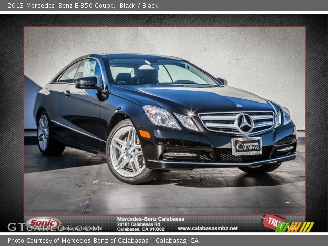 2013 Mercedes-Benz E 350 Coupe in Black