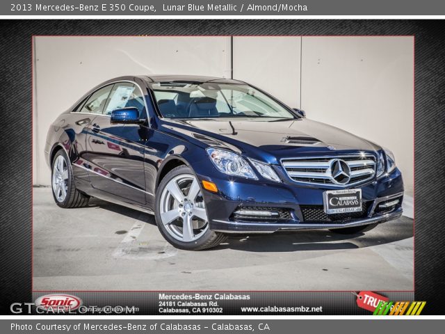 2013 Mercedes-Benz E 350 Coupe in Lunar Blue Metallic