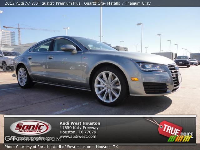 2013 Audi A7 3.0T quattro Premium Plus in Quartz Gray Metallic